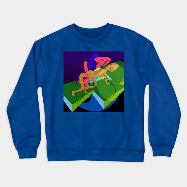 Lunatics Crewneck Sweatshirt by momomoma